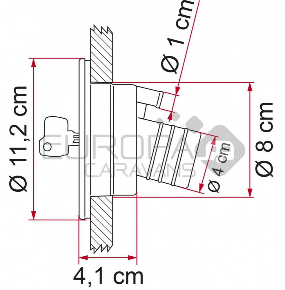 Fasp Water cap Black 94715-005