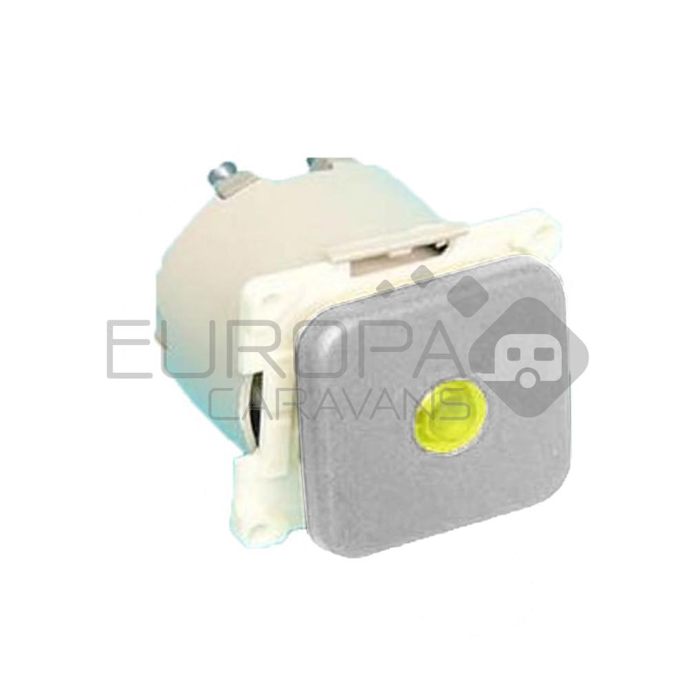 Presto Wipschakelaar met Lampje Inbouw Grijs S-10.000