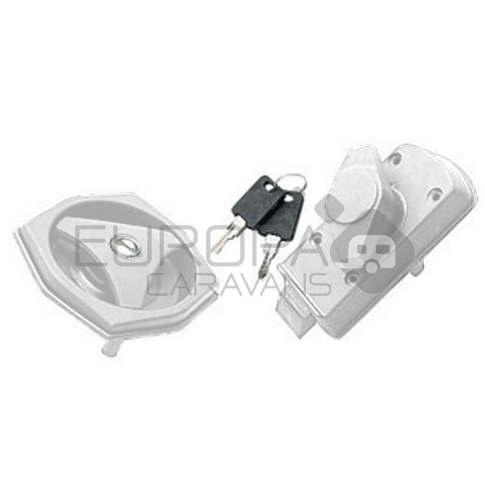 Trigano Deurslot Zeshoekig met Knop Rechts