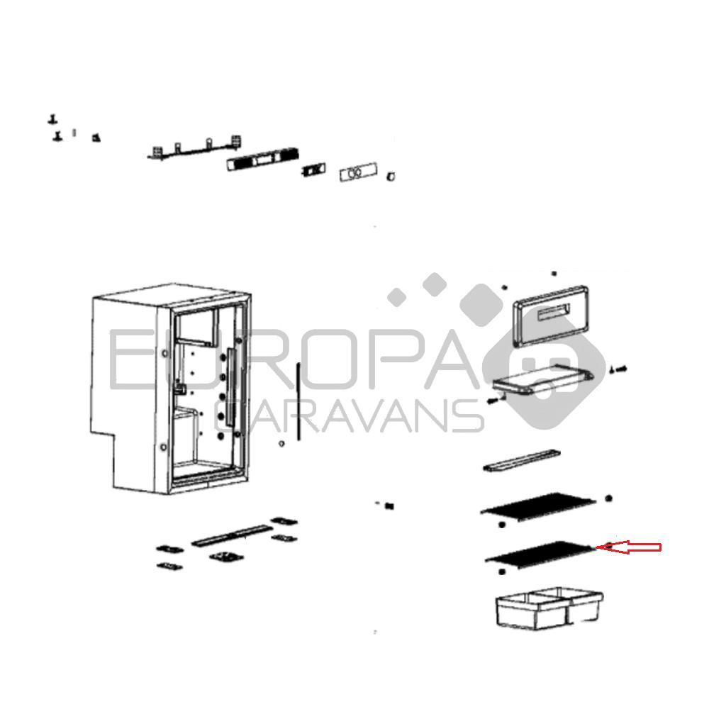 Dometic RMS10.5 Onder Rooster