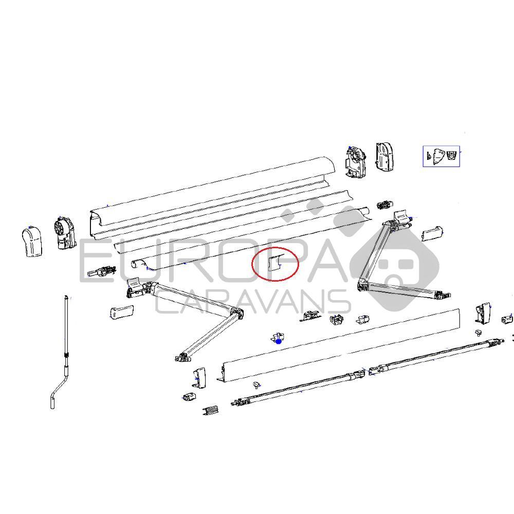 Thule 4900 Roller Tube Spring Support