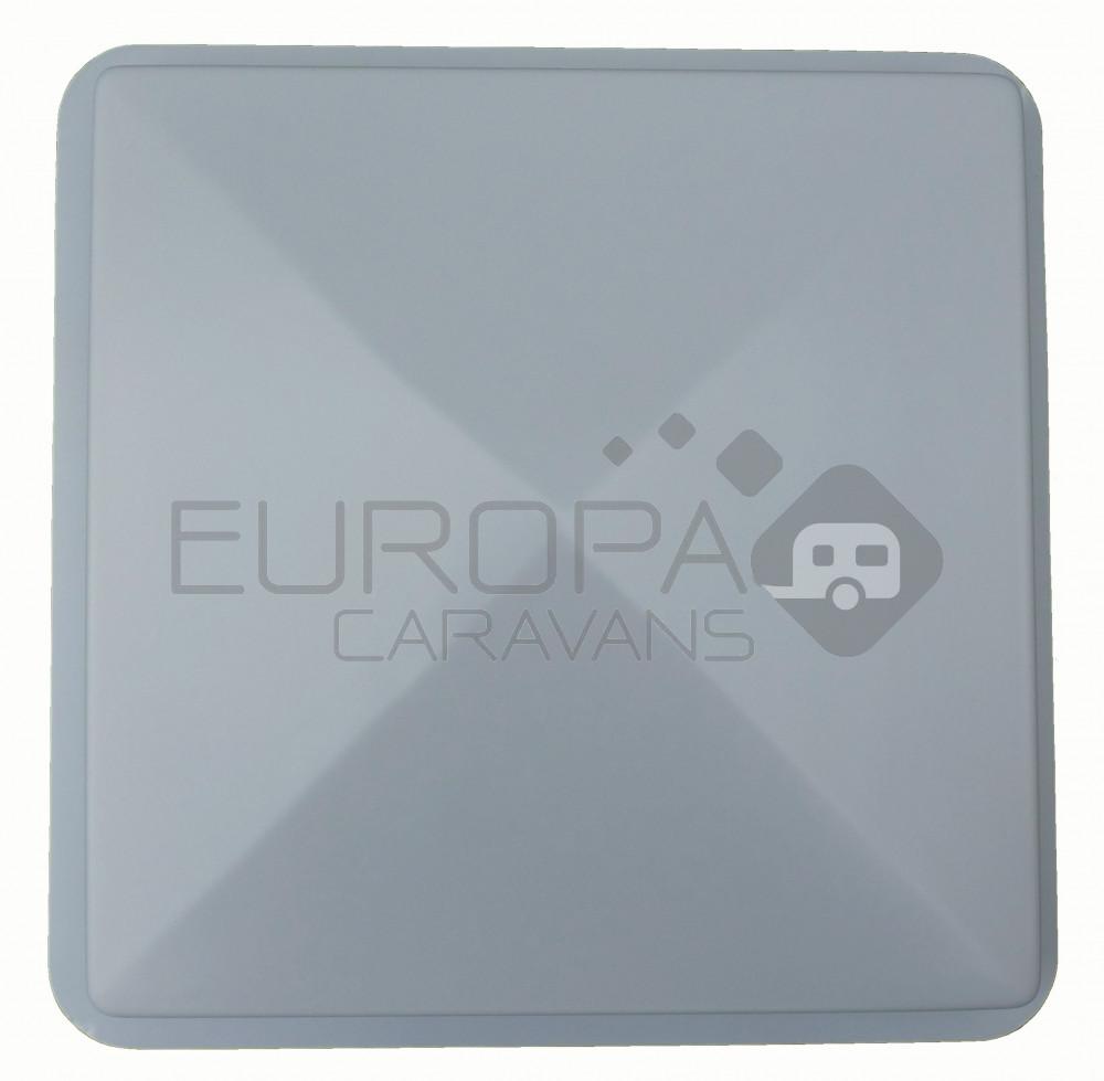 Dakluikkap 60x50cm Wit