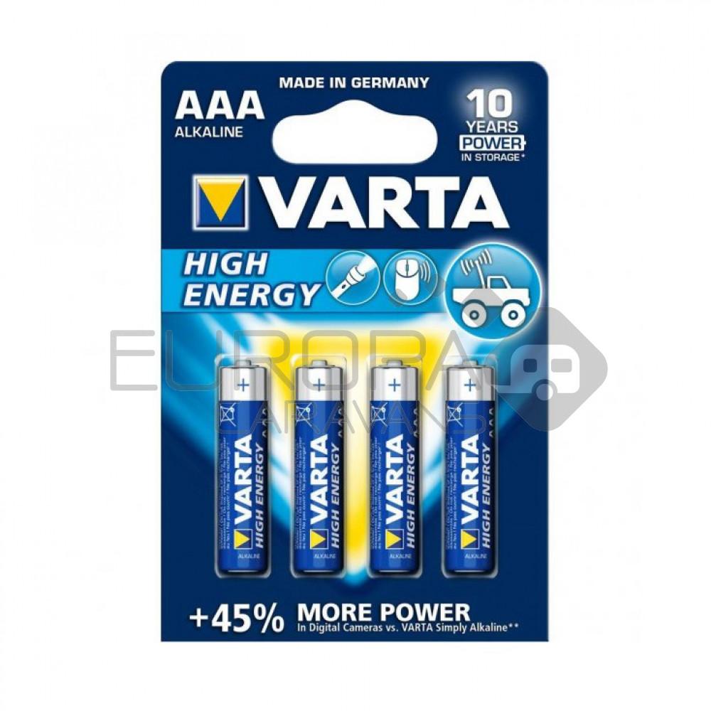 Varta High Energy Alkaline AAA Potl. L03 (bl a 4)