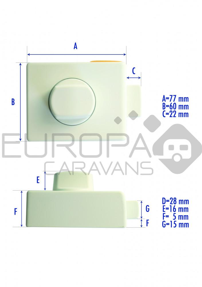 HEOSafe Buitenslot 1 Wit