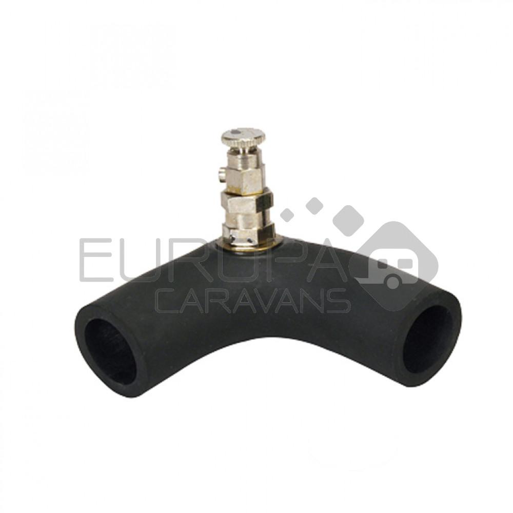 Alde Rubber Bocht 22mm 62-62 ontluchting boven 1900-006