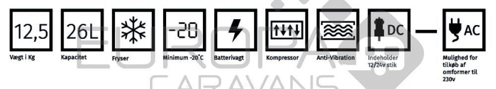 FMT Fridge Q26 Compressor Koelbox 26L 12/24V