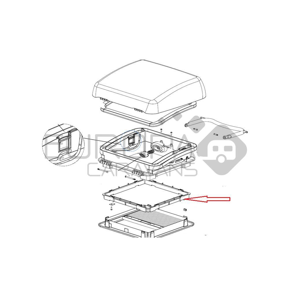 Dometic Micro Heki Binnenkader 23-42mm Compleet