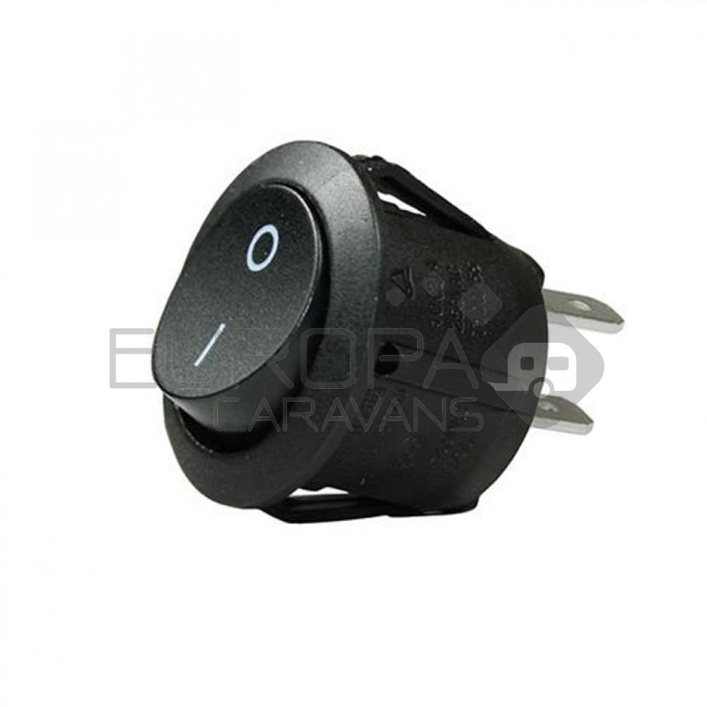 Enkelvoudige schakelaar rond