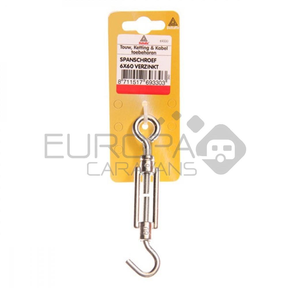 Deltafix Spanschroef Verzinkt 60mm 1st