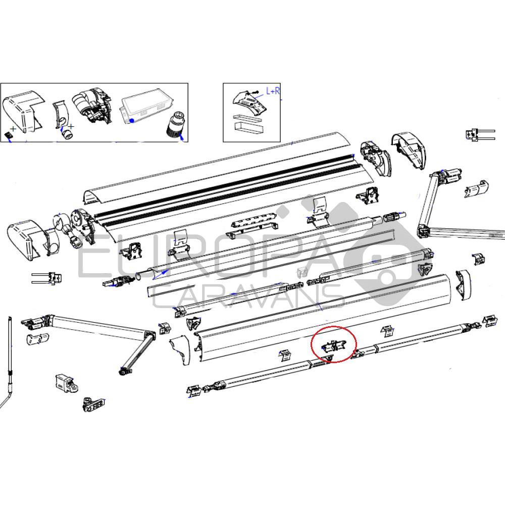 Thule 6300 Central Clamp Support Arm