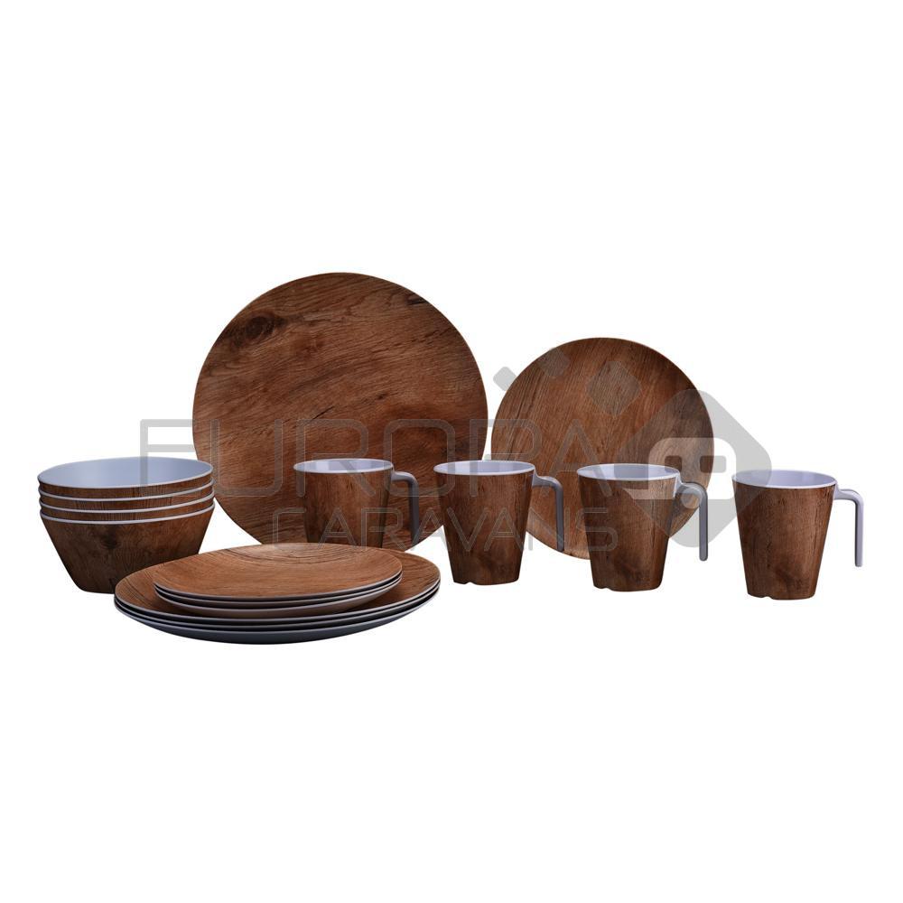 Gimex Nature Line Teak 16-delig