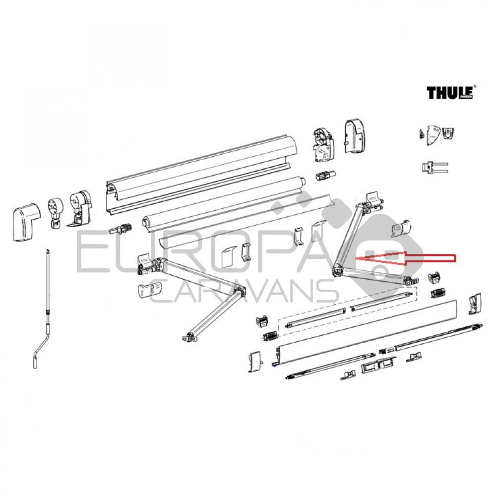 Thule Knikarm Compleet RH 5200 2.60