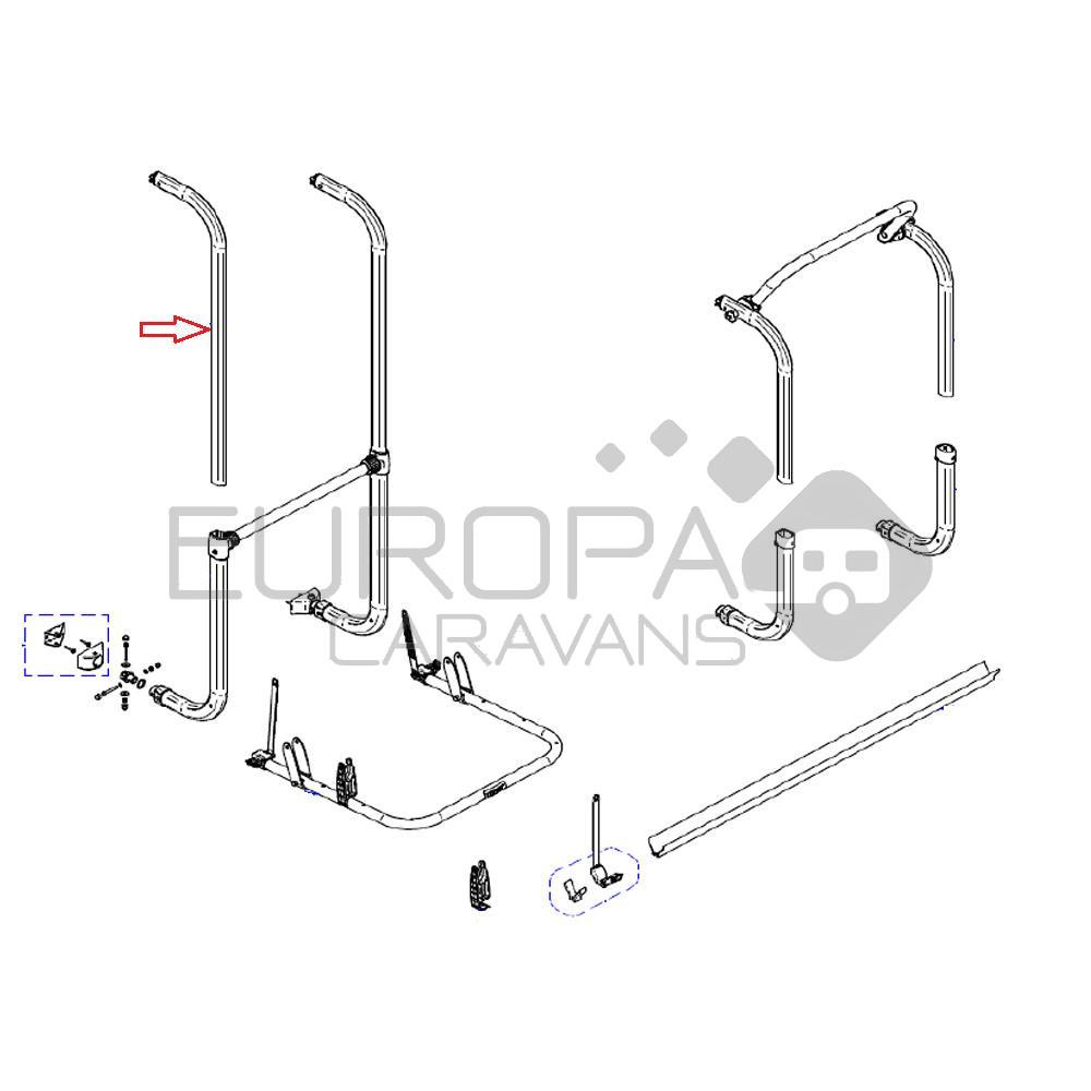 Thule Elite G2 Bovenarm zwart