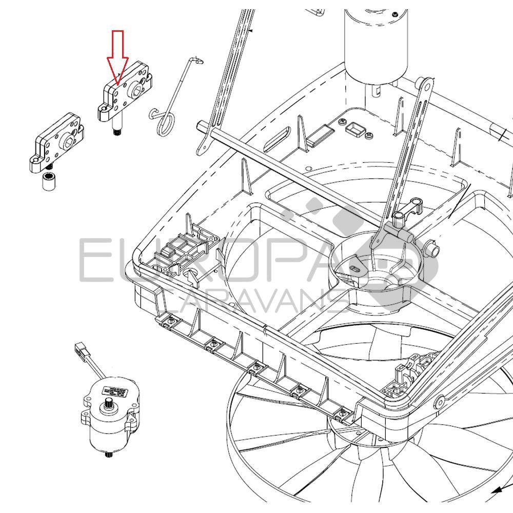 MaxxFan Opdraai Mechanisme Manual Lift