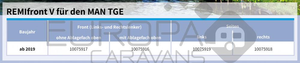 Remifront 5 MAN TGE >2019 Zijraam L