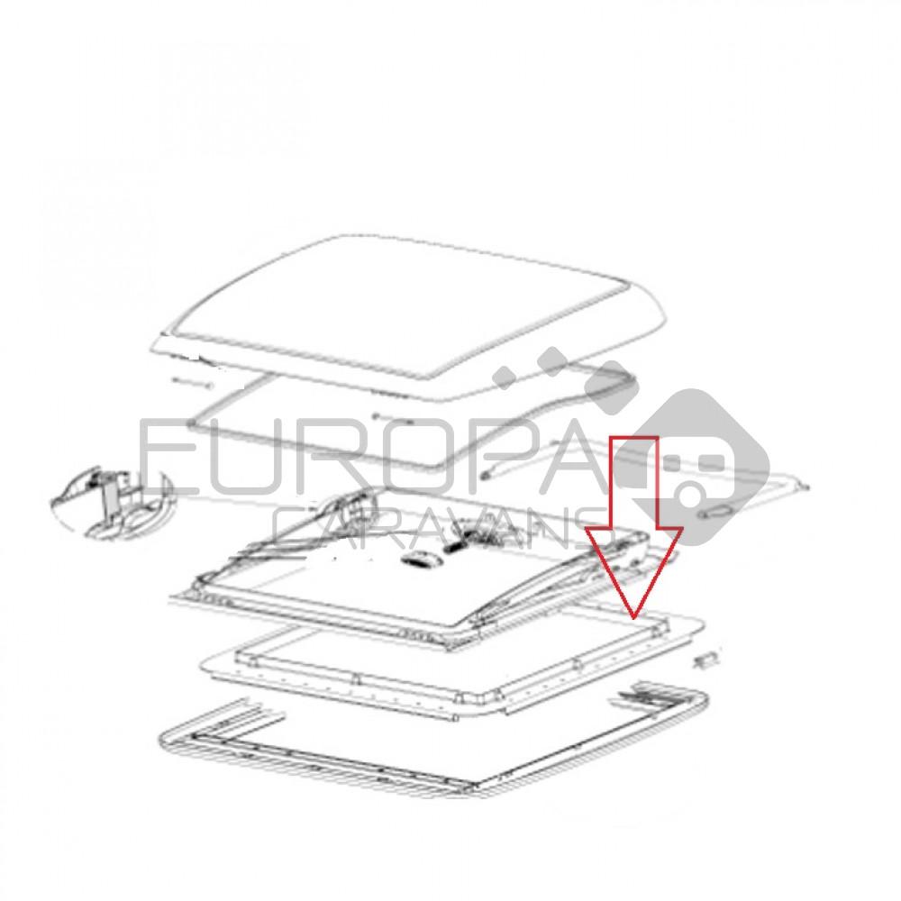 Dometic Mini Heki montagefr. 25-42 mm RAL9001
