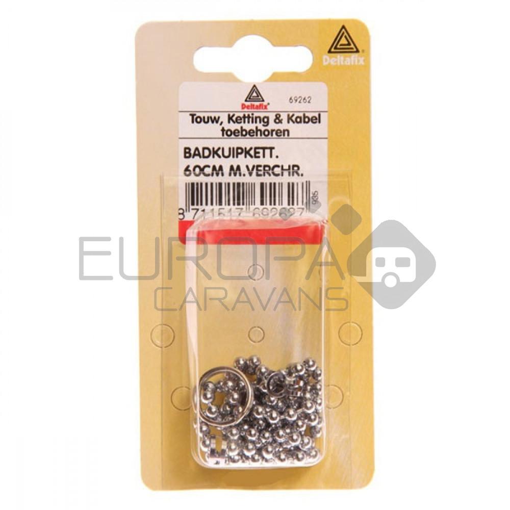 Deltafix Badketting verchroomd 60cm 1st