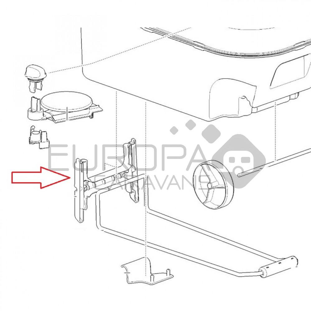 Thetford C220 Trandsport Handel Bevestinging