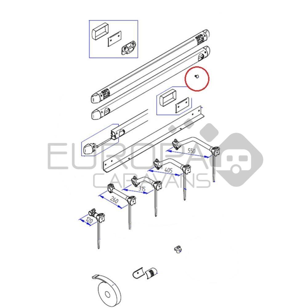 Thule Security pin à  4stuks.