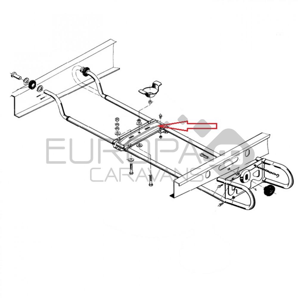 AL-KO Reservewielhouder EH1 Verbindingsplaat