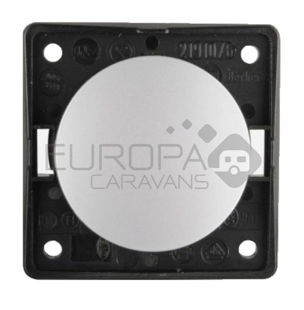 Berker Wipschakelaar Flow/Pure Enkel Inbouw Chroom Mat