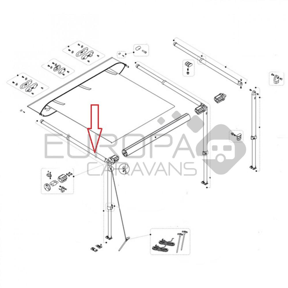 Fiamma Staander + spanarm CaravanStore 280-310 Links