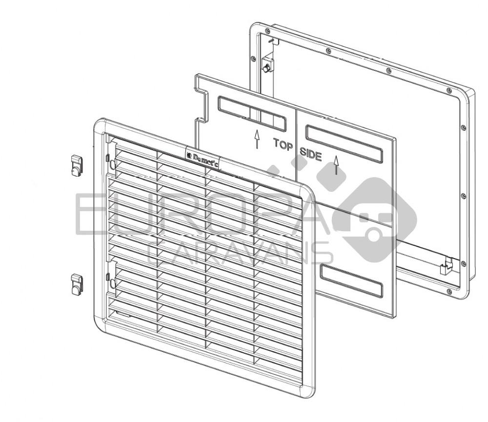 Dometic Inbouwframe LS230