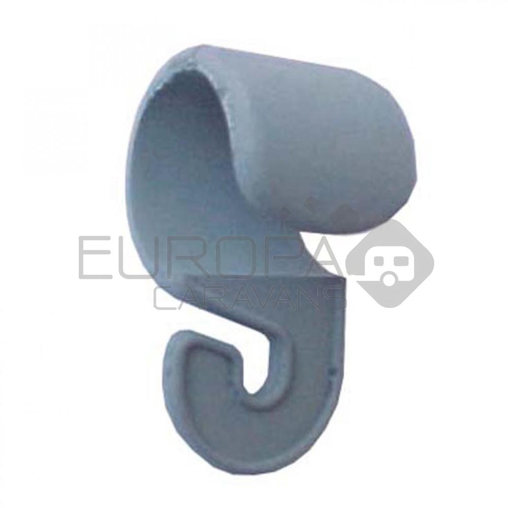 Campking tentclip+haak 25-28 mm nylon 5 stuks