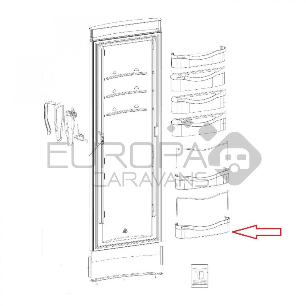 Dometic RML8330 Deurvak Blauw Fendt 341mm