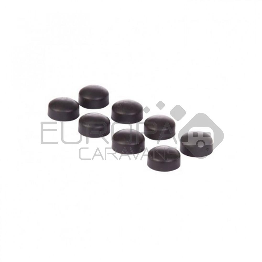 Cramer  Afdekkapje v.kookplaat zwart à 5 stuks