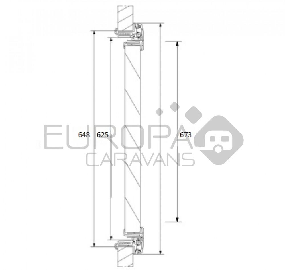 Dometic Serviceluik SK5 65x35cm Wit