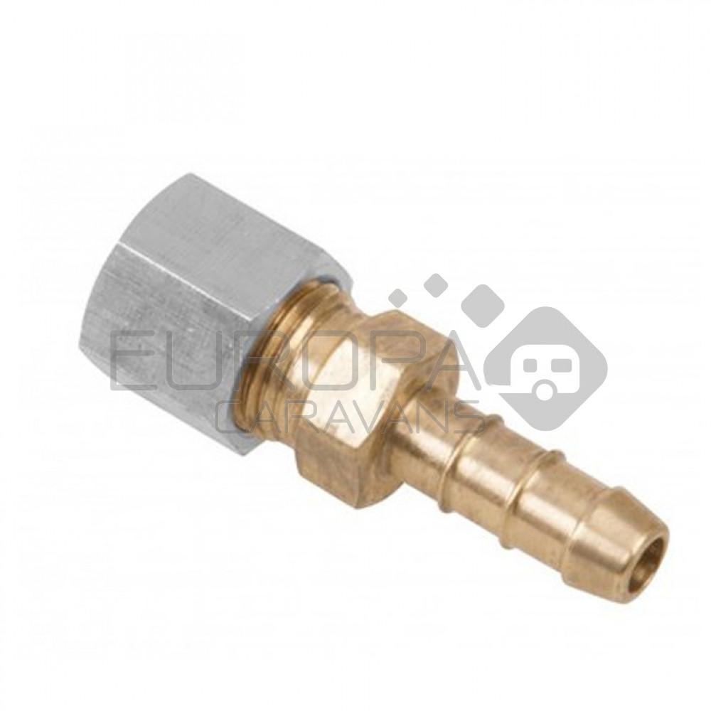 Knelkoppeling 8mm + slangpilaar