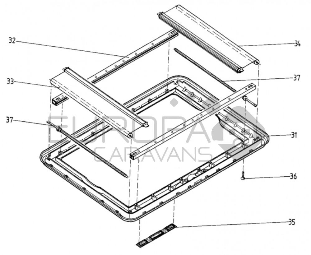 Dometic Heki 1 Vliegenhor