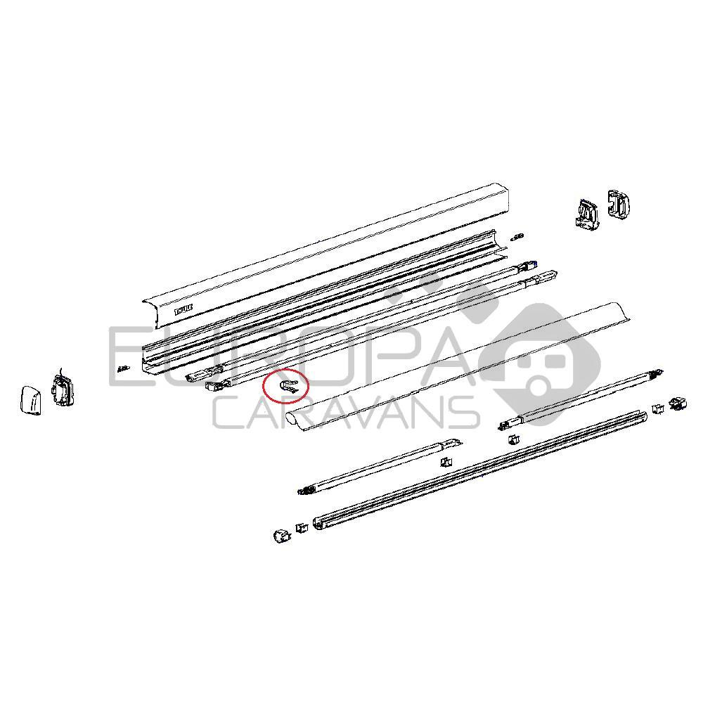Thule Anti Rattling Tension Arm 3200 3st.