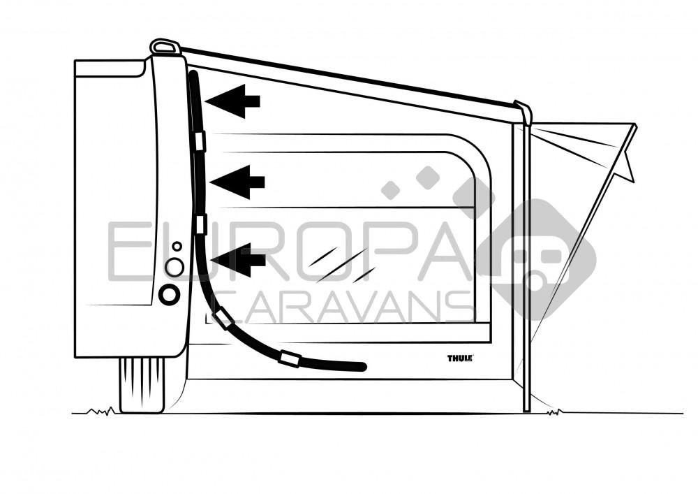 Thule Quickfit spansysteem zijwanden (set a 2)
