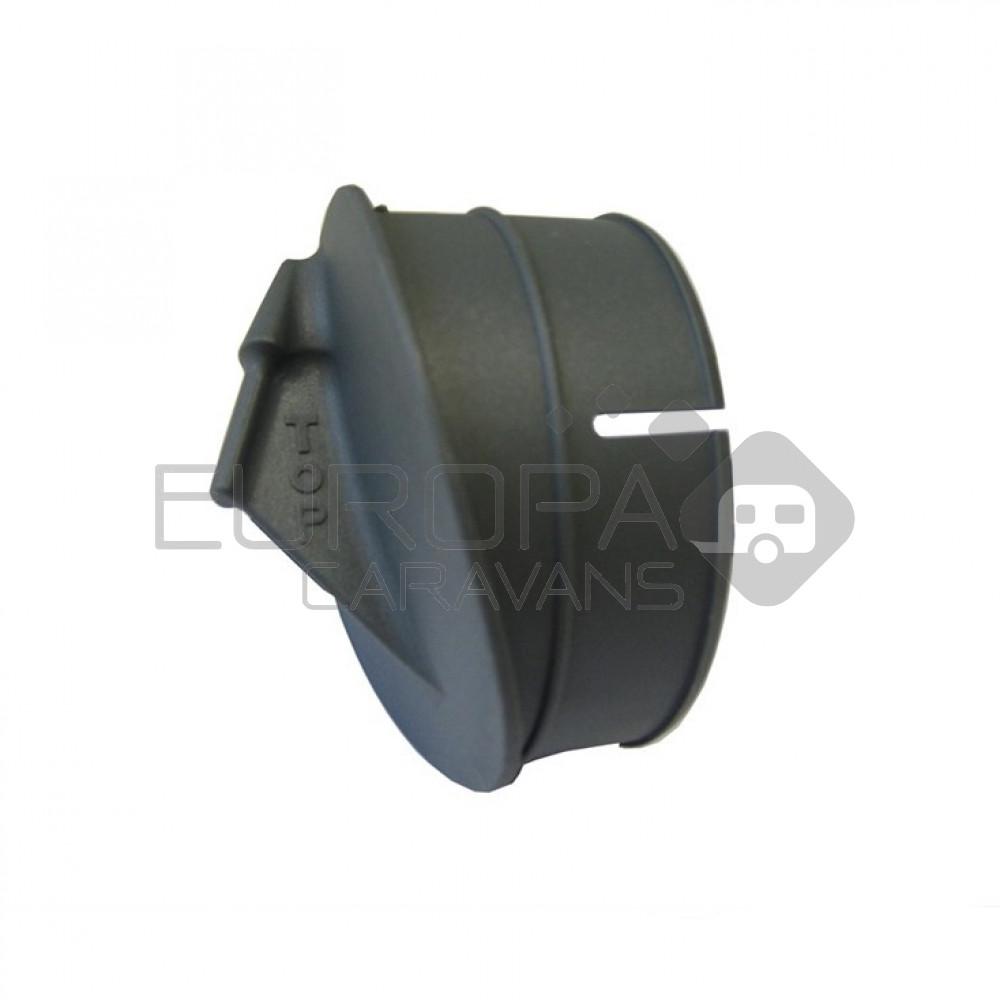 Afsluitdeksel. zwart. Type VD.