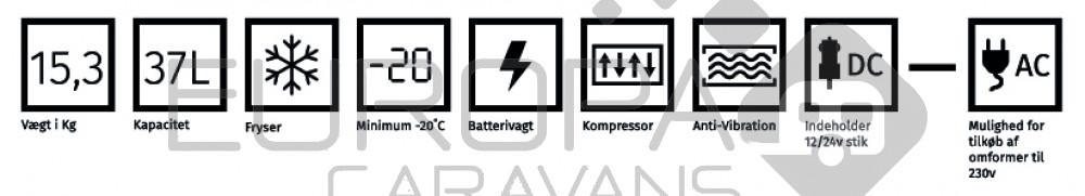 FMT Fridge Q40 Compressor Koelbox 37L 12/24V