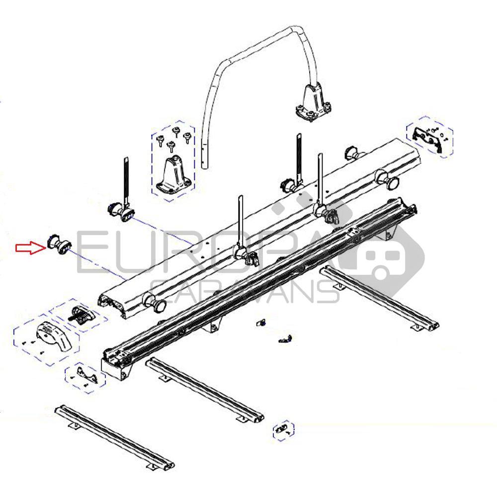 Thule VeloSlide Wheelholder Without Strap (1x)