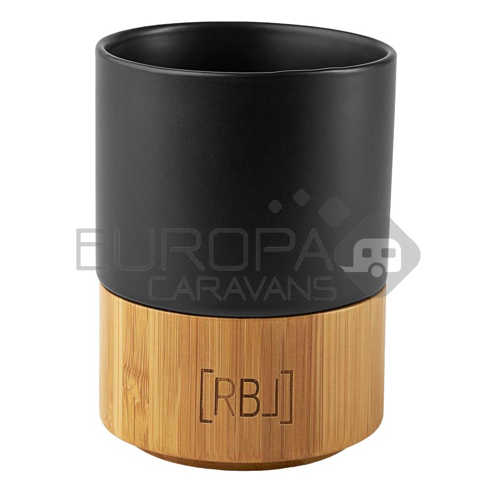 RBL Koffiemok 200ml Bamboe/Zwart