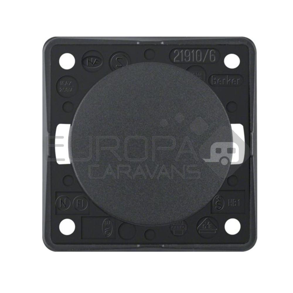 Berker Impulsschakelaar Flow/Pure Inbouw Antraciet Mat