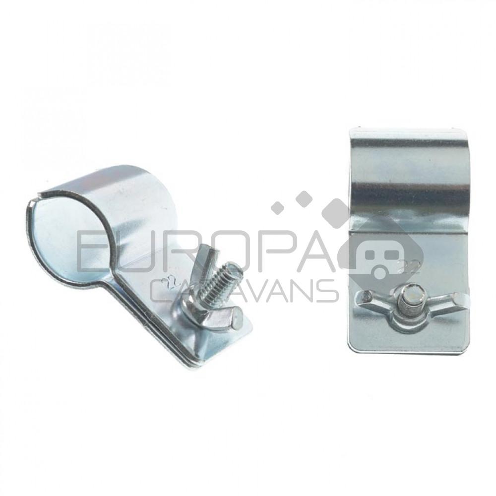 Campking daksteunklem 30 mm (28-32mm) 25 st