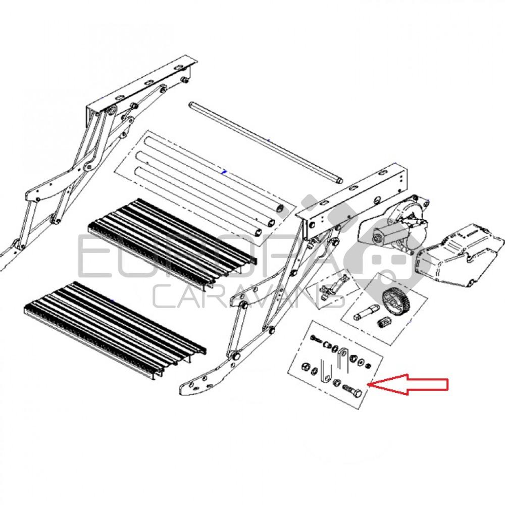 Thule reapir kit rivet double step skirt