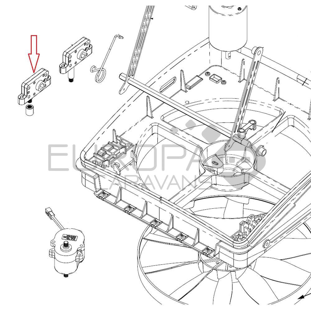 MaxxFan Opdraaimechanisme Automatisch