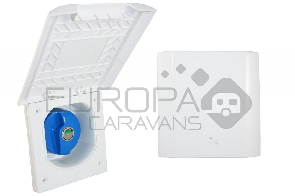 Vierkante waterdoos Wit Element Line