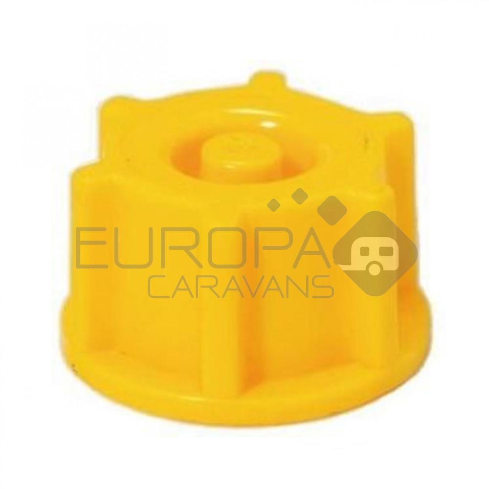 Aftapdop van watervulreservoir