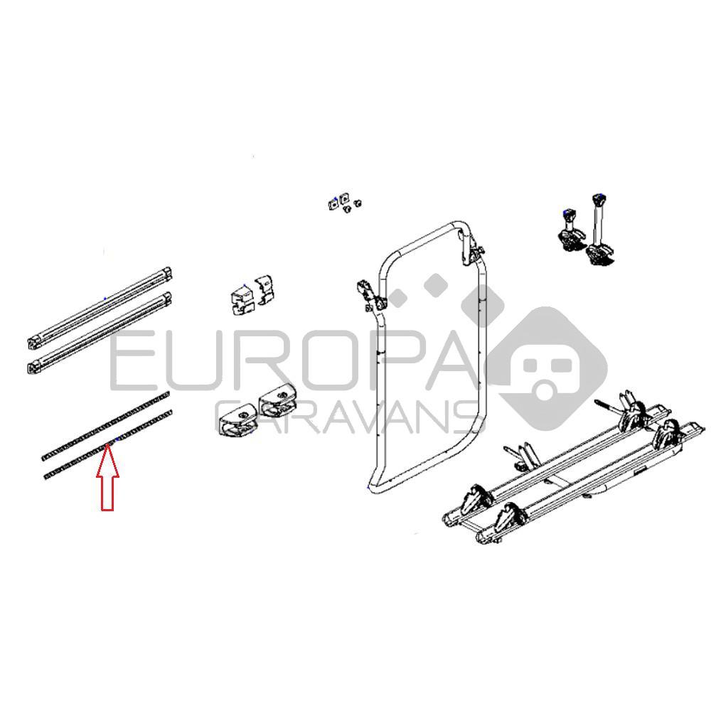 Thule Elite Van XT Bevestingsrail Afdekstrip 75cm