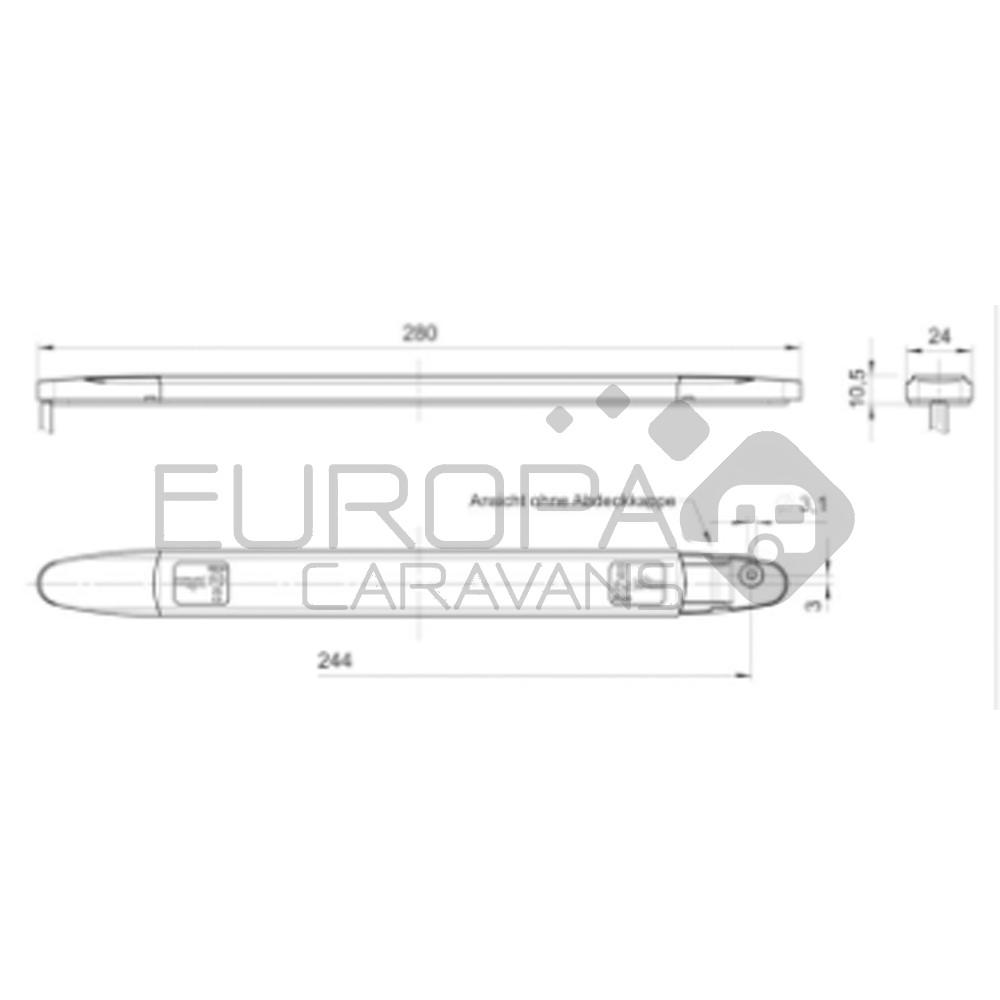 Jokon Derde Remlicht ZHBL28 12 LEDs Rood