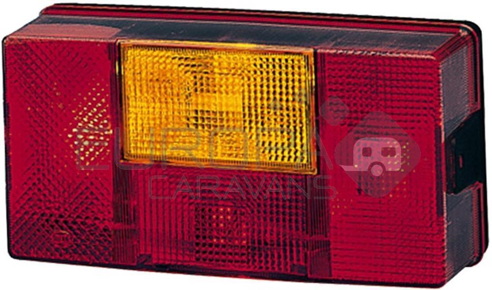 Hella Achterlicht Rem/ Knipper/ Kenteken/ Mist Opbouw Links 12/24V