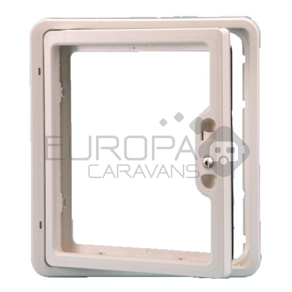 Thetford Flush Door 3 35x30cm Wit-80 zonder Slot/Cilinder