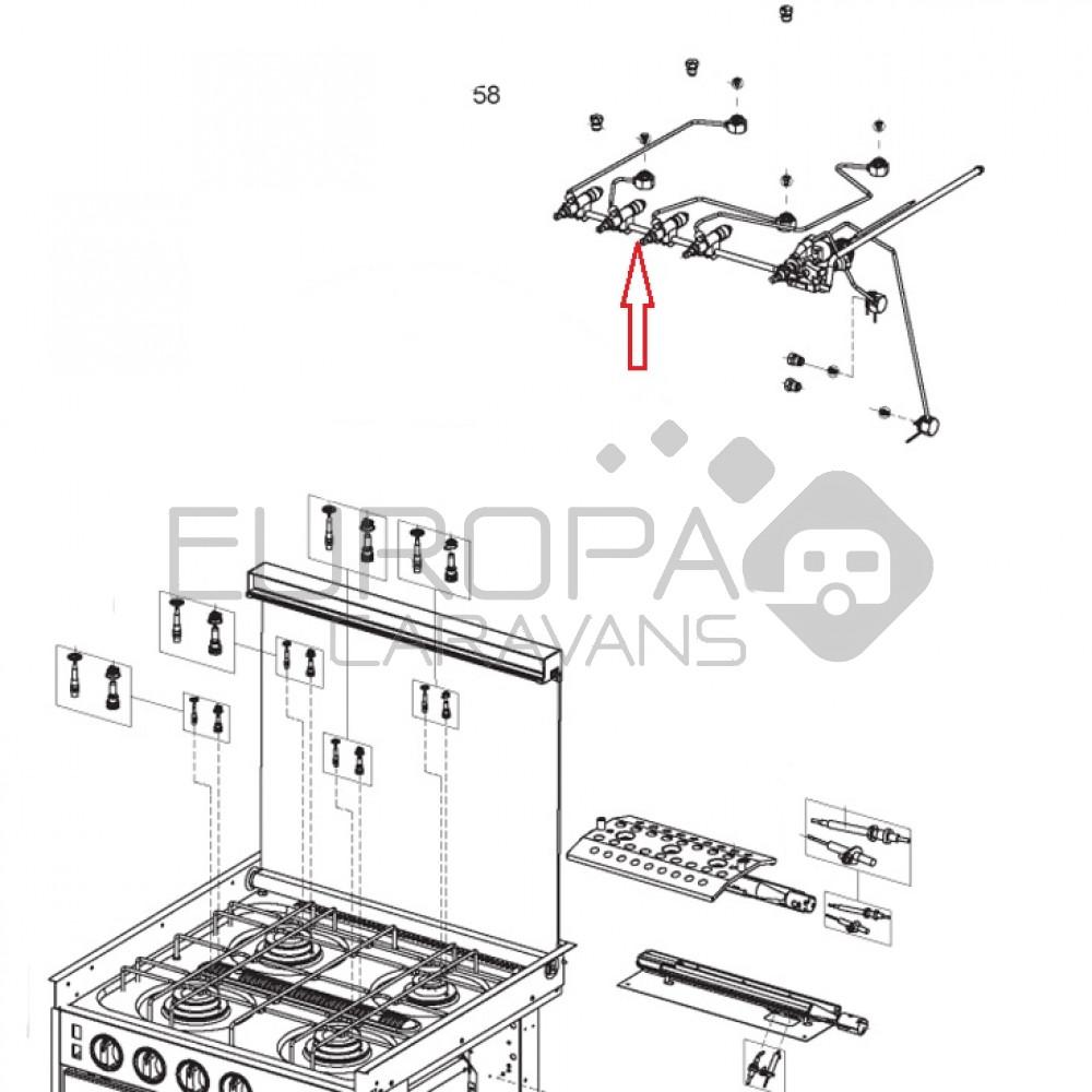 Dometic Gaskraan veiligheidsventiel Smev 1053105852